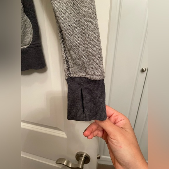 Lululemon gray zip up hoodie - Picture 5 of 5